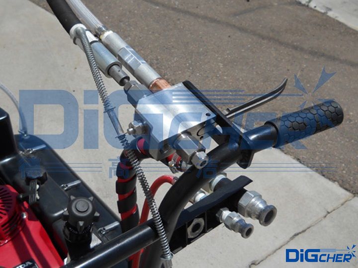 D380HP手推式交通標(biāo)線清除機手柄