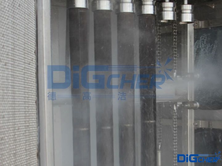 高壓水聚酯熔體過(guò)濾芯清洗裝置