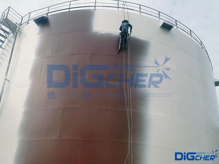 石化儲(chǔ)罐重新噴涂